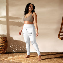 Load image into Gallery viewer, Image of Glorious Dre Yoga Leggings All Over Print (White Front)