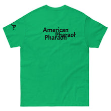 Load image into Gallery viewer, Image of American Pharoah Unisex Classic Tee with Irish Green Back