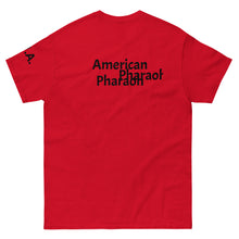 Load image into Gallery viewer, Image of American Pharoah Unisex Classic Tee Red Back